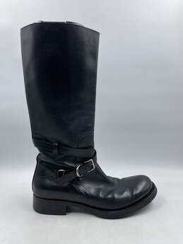 Authentic Prada Black Jodhpur Calf Boots M 9