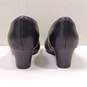 Ladies Black Wedge Heels Size 8.5 image number 4