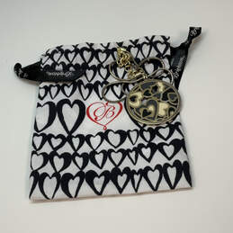 Designer Brighton Two-Tone Lobster Clasp Chain Pendant Necklace w/ Dustbag