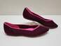 Rothy's The Point Burgundy Wool Blend Textile Ballet Flat Women’s US 9.5 image number 1