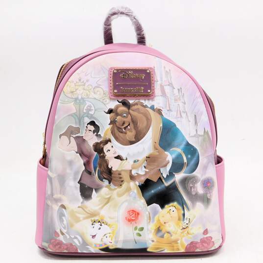 Loungefly Disney Princess Beauty & The Beast Mini Backpack W/ Tag image number 1