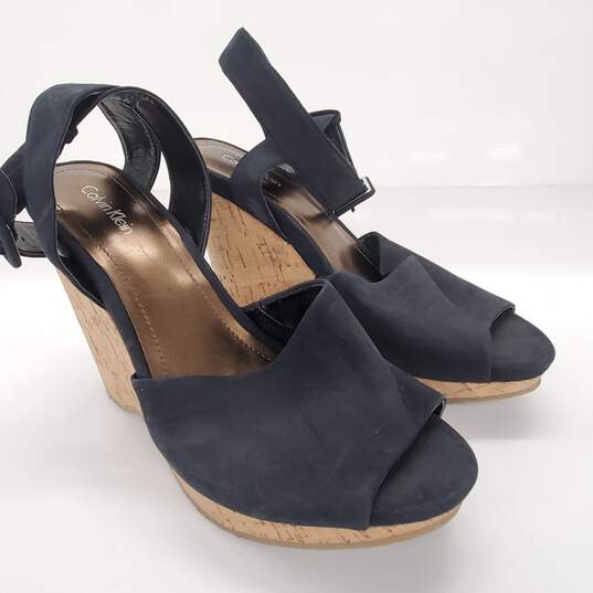 Calvin Klein Nadiya Women's Platform Wedge Sandal Heels Size 9M image number 2