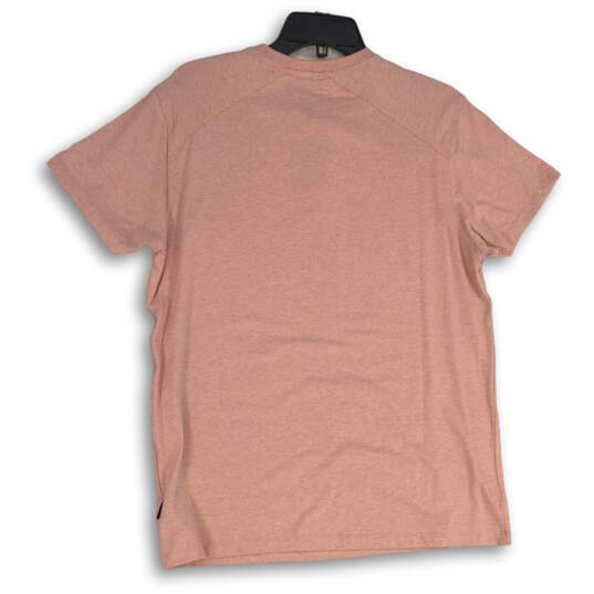 Kenneth Cole Mens Pink Henley Neck Short Sleeve T-Shirt Size Medium image number 2