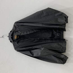 Mens Black Long Sleeve Full-Zip 2 Piece Rain Jacket With Bib Size Large alternative image