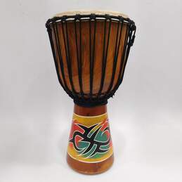 Toca Hand Percussion Brand 10.5 Inch Large Wooden Rope-Tuned Djembe Drum
