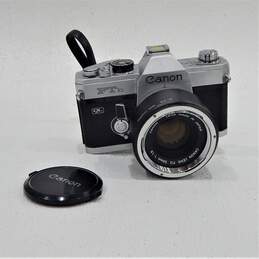 Canon FTb QL 35mm SLR Film Camera w/ FD 50mm Lens