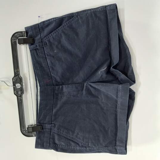 Women's Blue Chino Shorts Size 4 image number 1