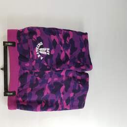 A Bathing Ape Women Purple Activewear Shorts XL alternative image