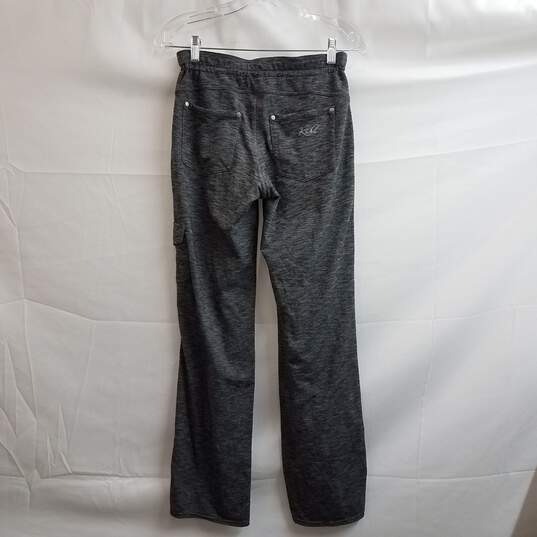 Kuhl Mova Nylon Straight Leg Drawstring Sweatpants Size 2 Regular Gray Heather Nylon Straight Leg image number 2