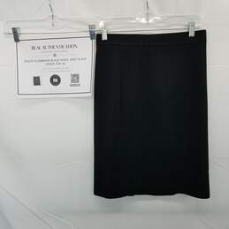 AUTHENTICATED Dolce & Gabbana Black Wool Skirt Size 42