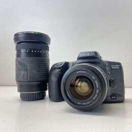 Minolta Maxxum 500 SI SLR Camera w/2 Lenses