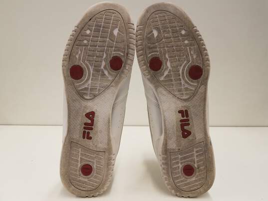 Fila F-17 Classic Men's Casual Shoes White Size 12 image number 9