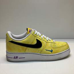 Nike Air Force 1 LV8 Peace, Love, Basketball Yellow Sneakers DC1416-700 Size 10.5