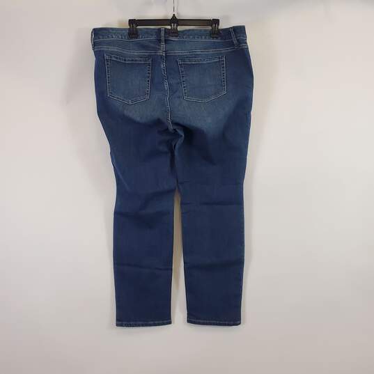 Torrid Women Blue Vintage Style Jeans Sz 18R image number 2