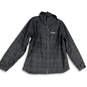Mens Black Blue Plaid Long Sleeve Full-Zip Pockets Windbreaker Jacket Sz XL image number 1