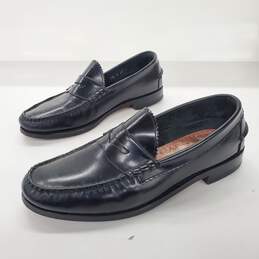 Allen Edmonds Men's Black Leather Penny Loafers Size 12