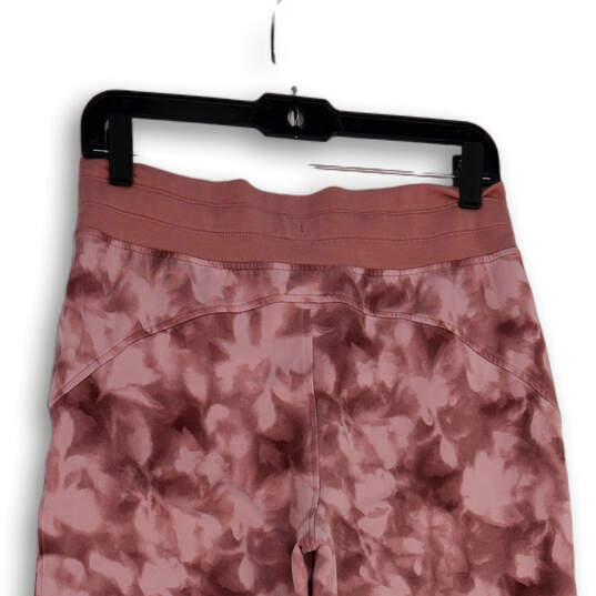 Womens Pink Tie Dye Elastic Waist Slash Pocket Activwear Jogger Pants Sz S image number 4