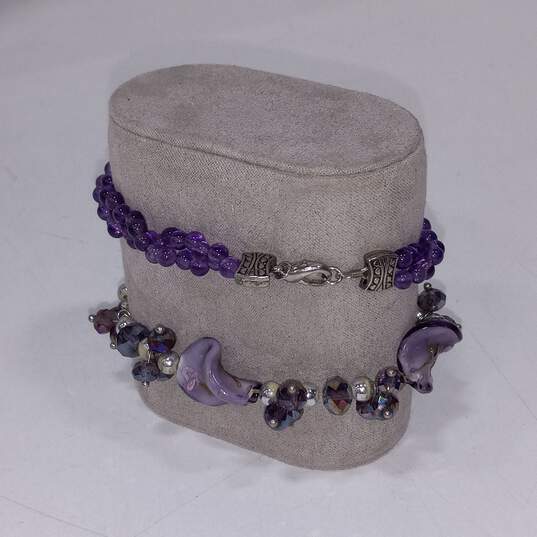 5 pc Dark Purple Jewelry Collection image number 3