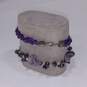 5 pc Dark Purple Jewelry Collection image number 3