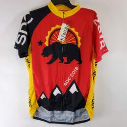 Primal Men Multicolor Cycling Shirt L NWT