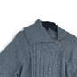 Croft & Barrow Womens Gray Long Sleeve Pullover Sweater Size 2X image number 3