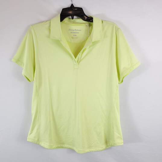 Tommy Bahama Women Lime Polo M NWT image number 1