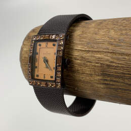 Designer Skagen Brown Dial Stainless Steel Mesh Strap Analog Wristwatch