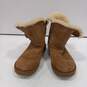 UGG Bailey Button II Brown Suede Slip-on Casual Boots Size 7 image number 1