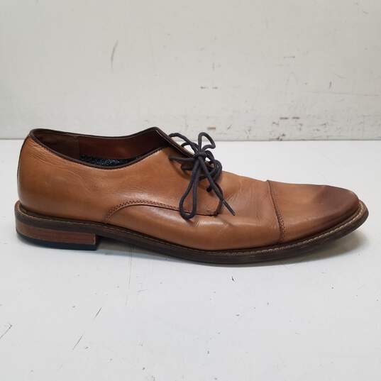 Vince Camuto Lamson Brown Leather Oxfords Men's Size 11M image number 1