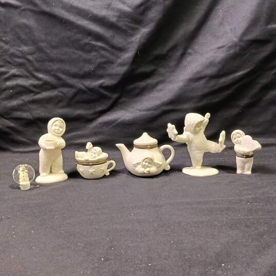Bundle Of 5 Assorted Snowbabies Figurines image number 1