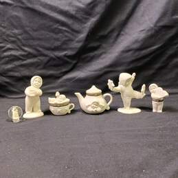Bundle Of 5 Assorted Snowbabies Figurines