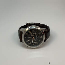 Designer Fossil Grant FS-4813 Silver-Tone Chronograph Analog Wristwatch alternative image