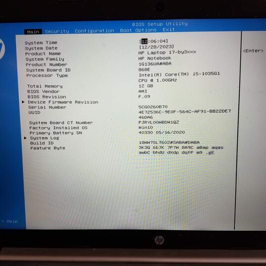 HP 17in Laptop Silver Intel i5-103G1 CPU 12GB RAM & SSD image number 9