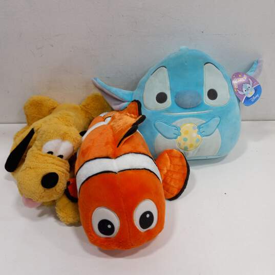 Set of 3 Assorted Disney Plush Toys image number 1