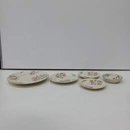 Bundle of 5 Royal York Fine China Plates, And 1 Bowl