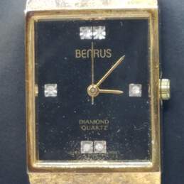 Vintage Benrus Diamond Quartz Stainless Steel Bracelet Watch alternative image
