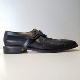 Giorgio Brutini Men Black Leather Slip On Dress Shoes Size 10.5M