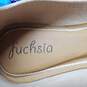 Fuchsia Ballet Flats Shoes Women Handmade Round Toe Casual Slip on image number 5