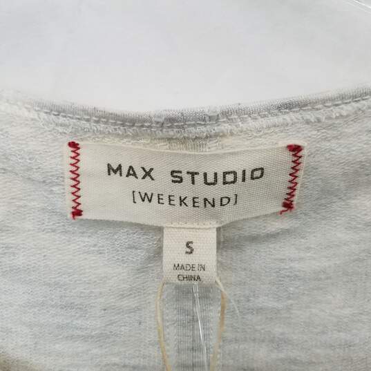 Max Studio Weekend Beige Long Sleeved Top WM Size S NWT image number 3
