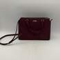 Kate Spade Womens Purple Laurel Way Reese Leather Detachable Strap Satchel Bag image number 1