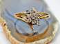10K Yellow Gold 0.45 CTTW Round Diamond Cluster Ring 2.0g image number 1