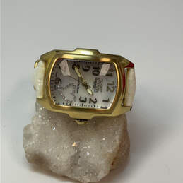 Designer Invicta Gold-Tone Stainless Steel Square Dial Analog Wristwatch