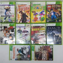 Lot of 10 Xbox 360 Games