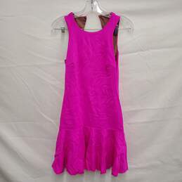 NWT Trina Turk WM's Hot Pink Fantastic Ruffle Dress Size 4