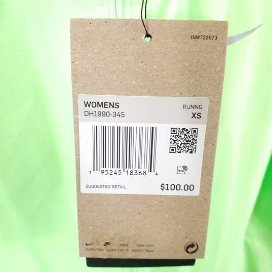 Nike Women Green Neon Jacket XS NWT image number 5