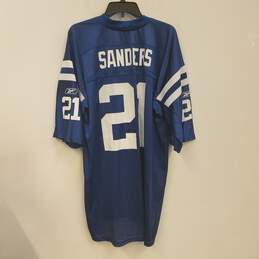 Reebok Mens Blue Detroit Lions Barry Sanders #21 Football NFL Jersey Sz 2XL alternative image