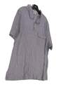 Mens Gray Short Sleeve Chest Pocket Collared Polo Shirt Size XXL image number 2