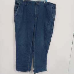Men’s Carhartt Wide Leg Jeans Sz 46x32 alternative image