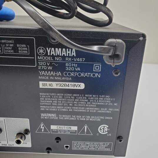 Untested Yamaha RX-V46 Natural Sound AV Receiver w Remote image number 3