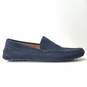 Hugo Boss Navy Blue Suede Driving Loafers Shoes Men's Size 43 image number 1